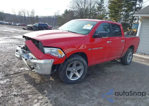 2012 Ram 1500 Slt z USA, uszkodzony, nr VIN 1C6RD7LT4CS317371